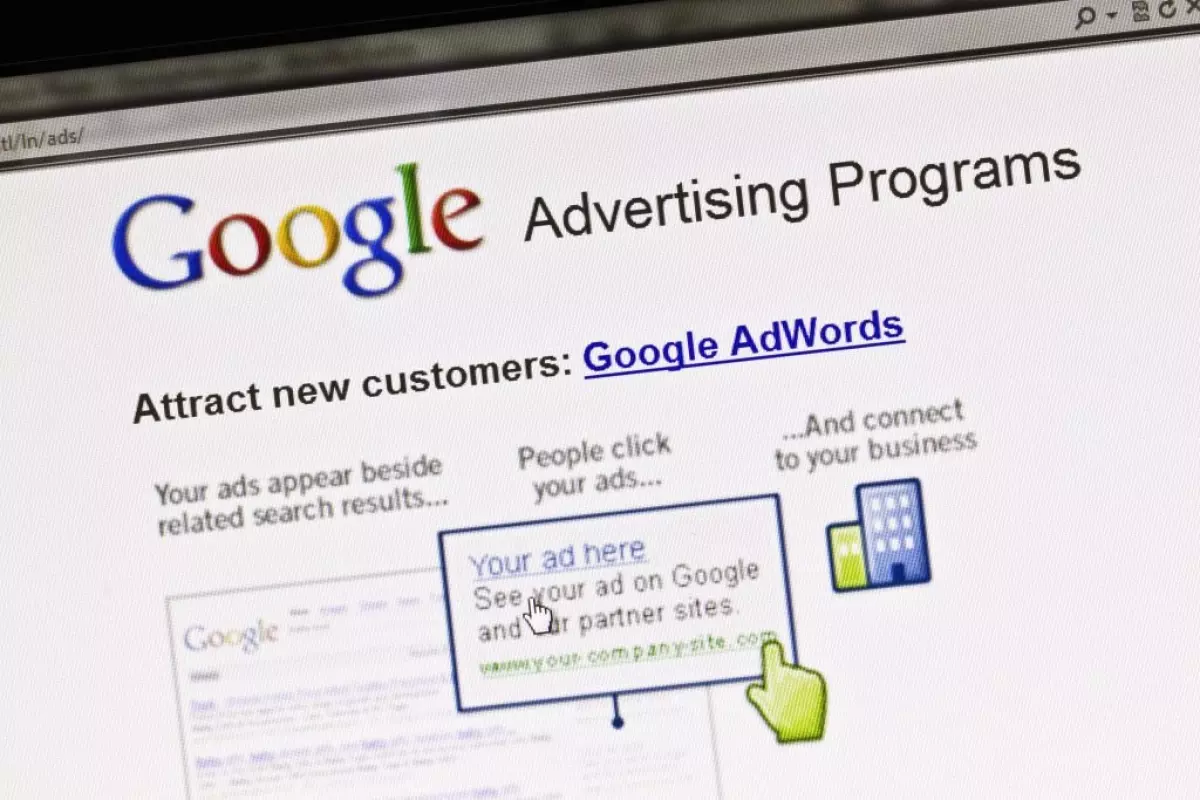 Google ads homepage