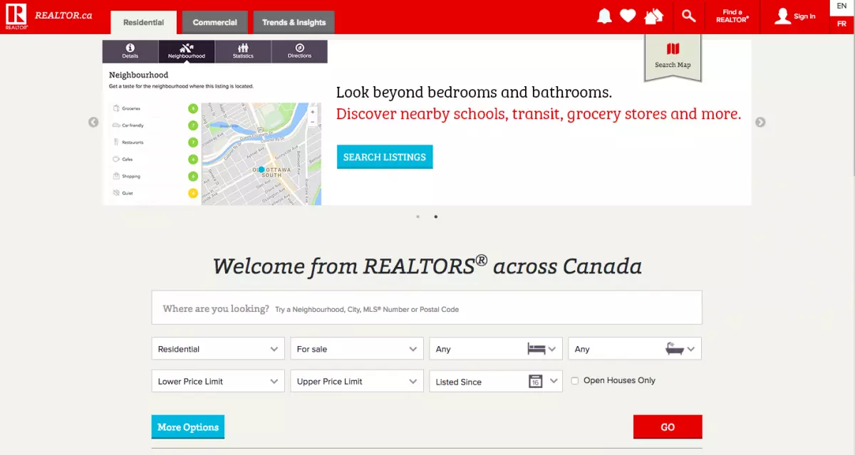 MLS and Realtor.ca