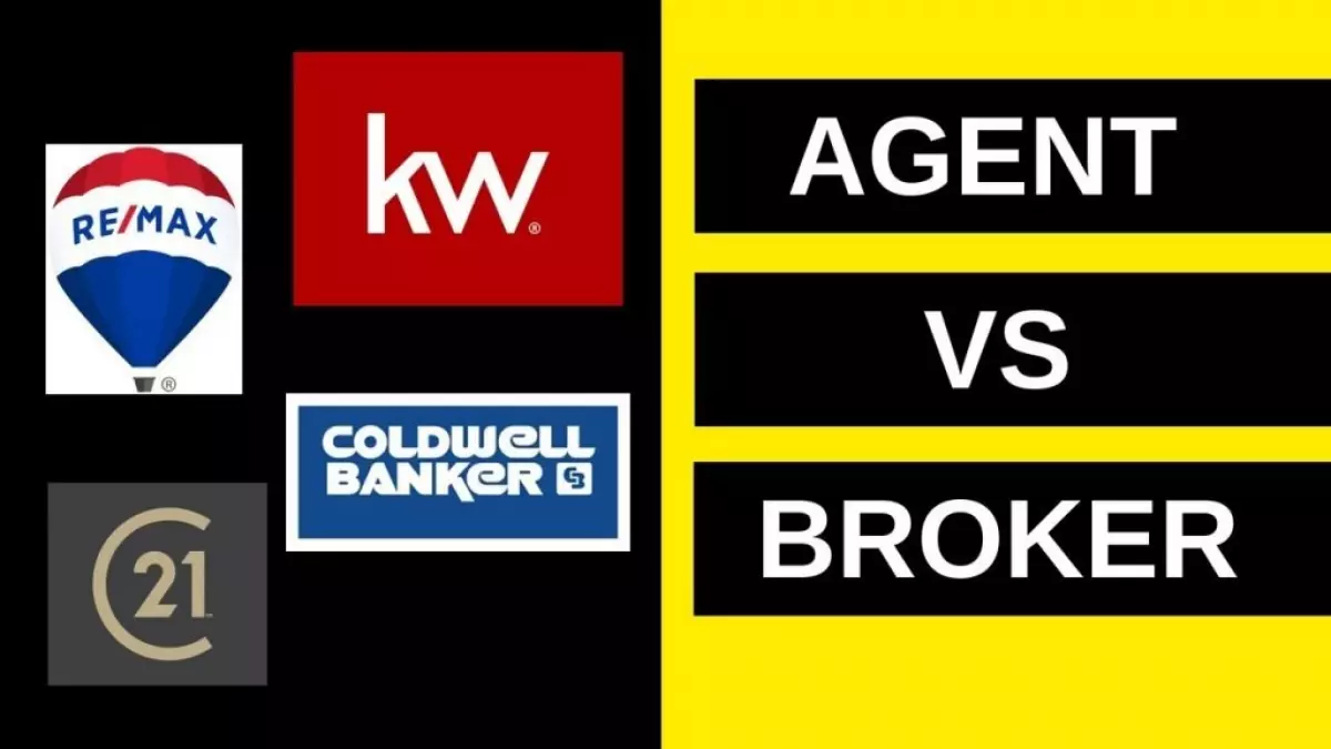 real estate agent vs broker