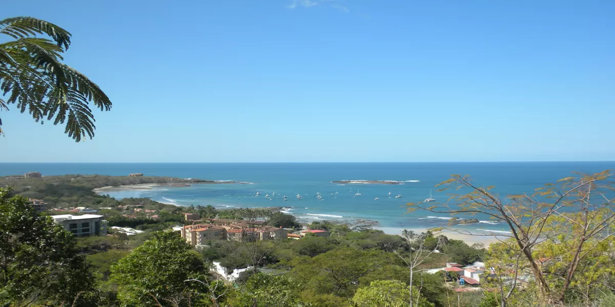 Playa Tamarindo aerial view