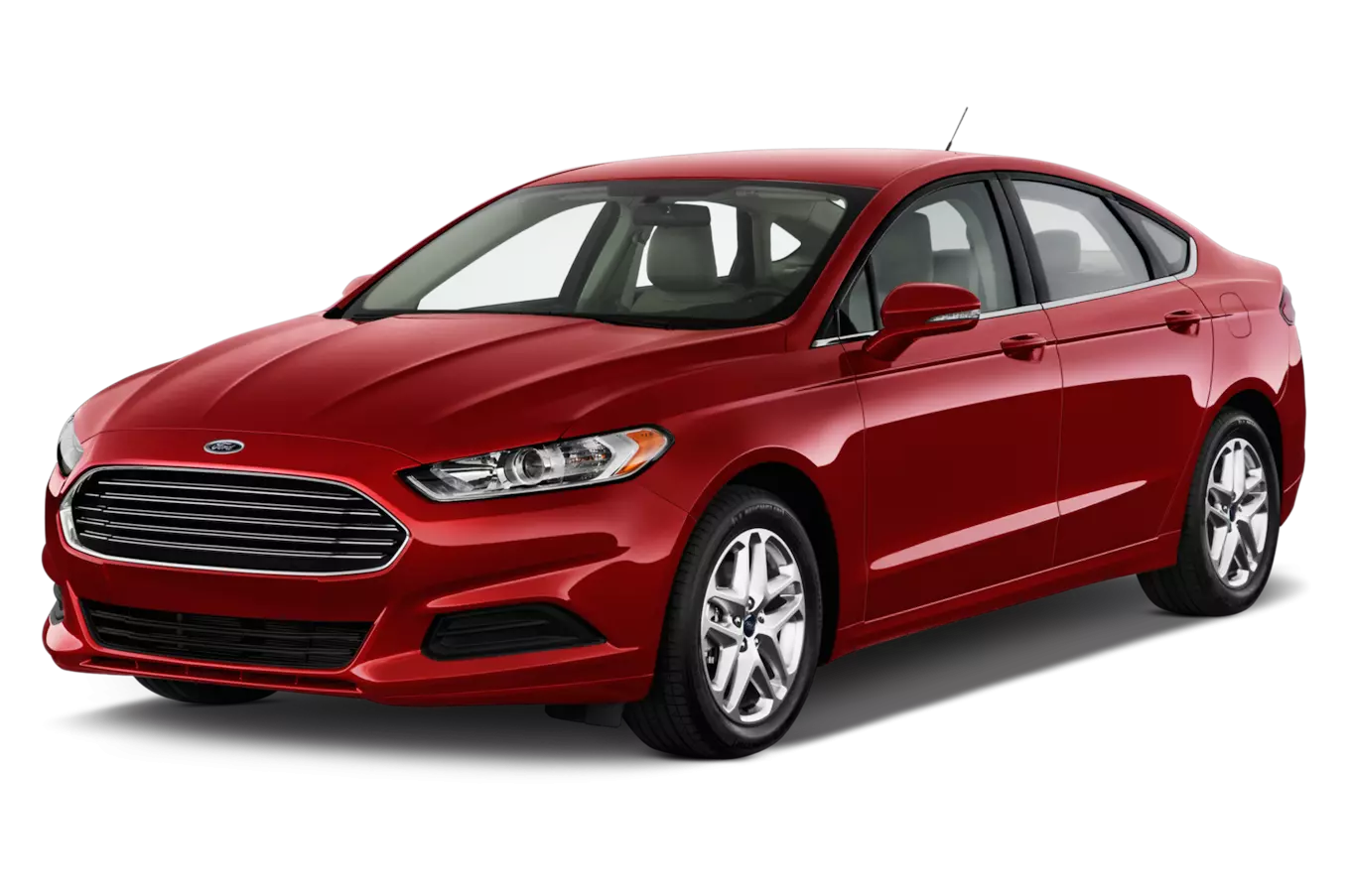 Red Ford Fusion