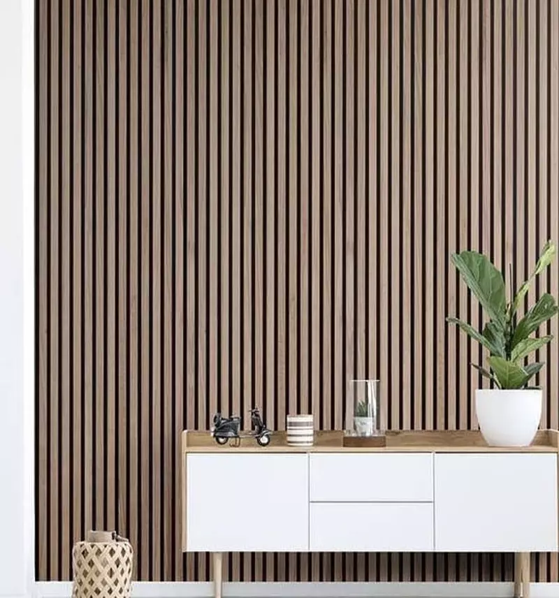 Wood Slat Accent Wall