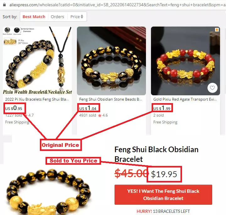 Feng Shui Wealth Bracelet