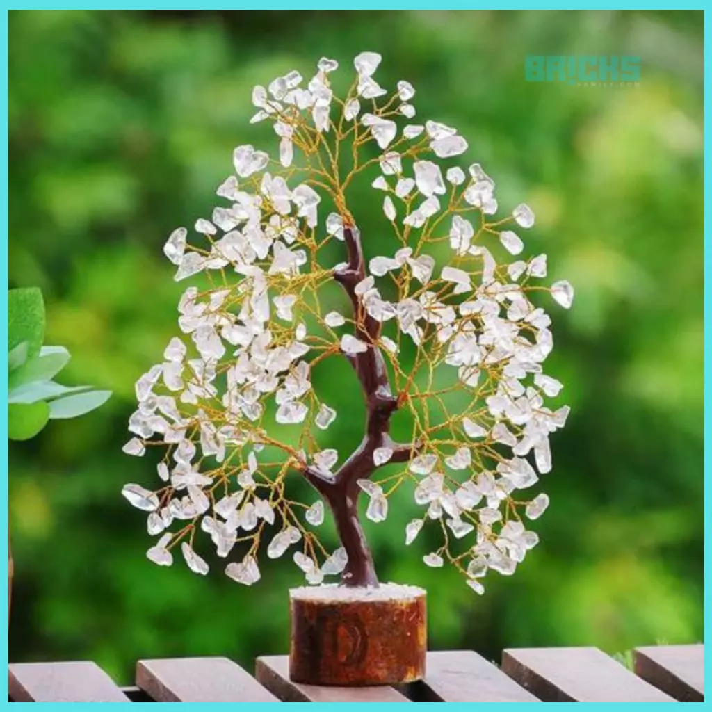 Clear Quartz Feng Shui money tree