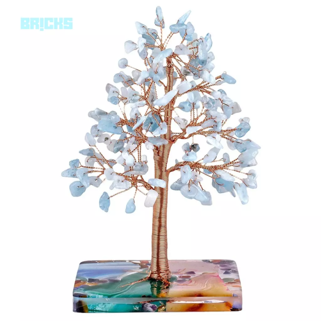 Aquamarine Feng Shui Money Tree