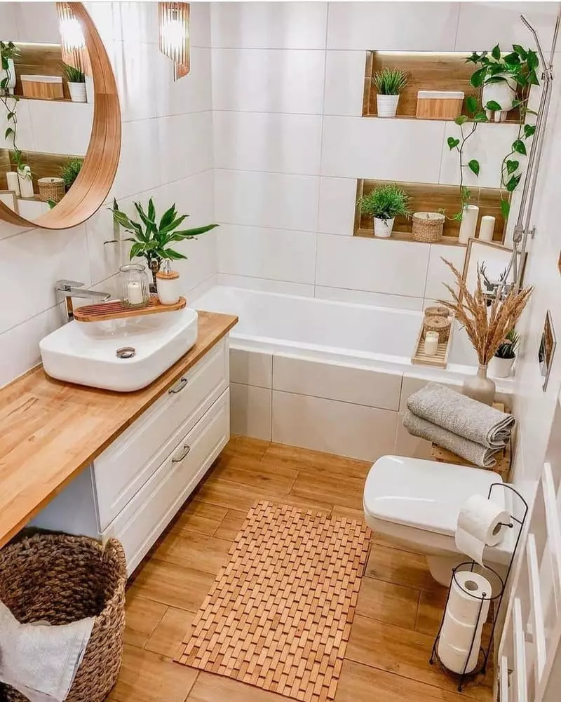 Small house decoration bathroom