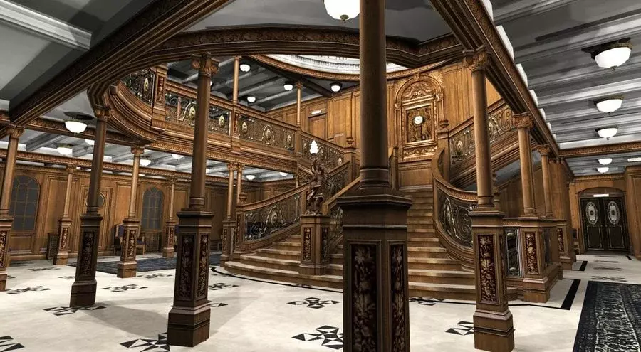 Inside Titanic's First-Class Lounge