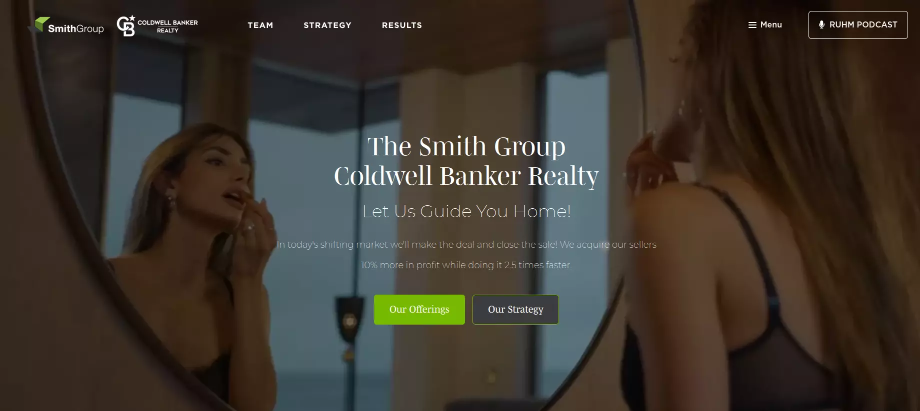 The Smith Group Real Estate Website Example