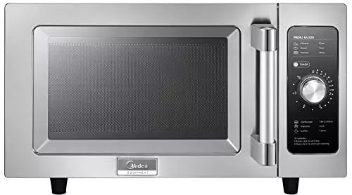 Midea 1025FOA Countertop Microwave with Stainless Steel Interior