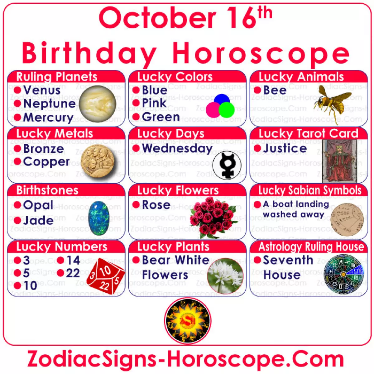 October 16 Zodiac