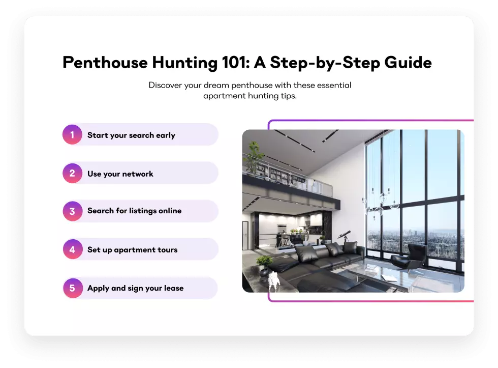 Penthouse Hunting 101 A Step-by-Step Guide