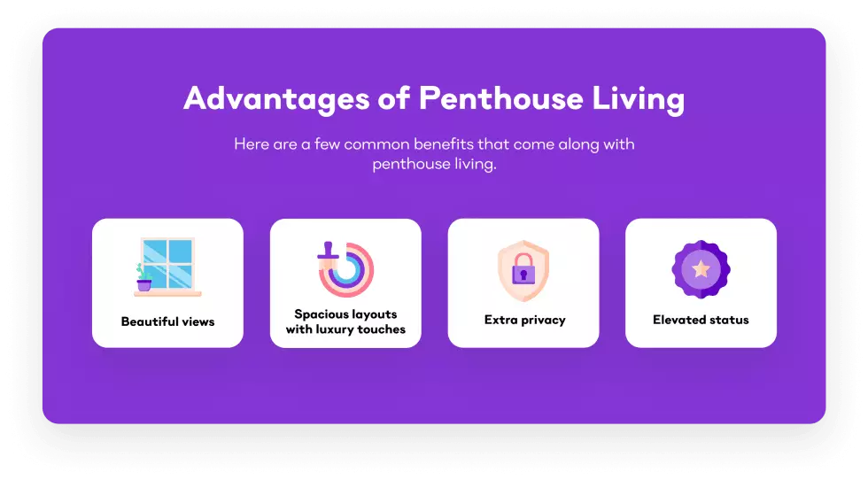 Advantages of Penthouse Living