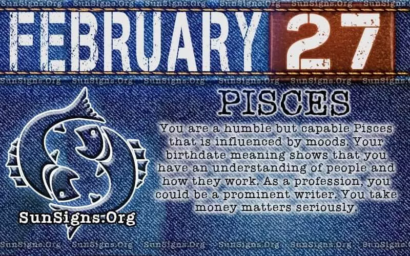 february 27 birthday personality