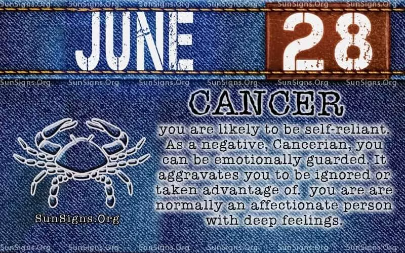 June 28 Birthday Personality