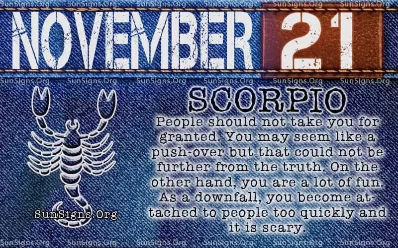 November 21 birthday personality