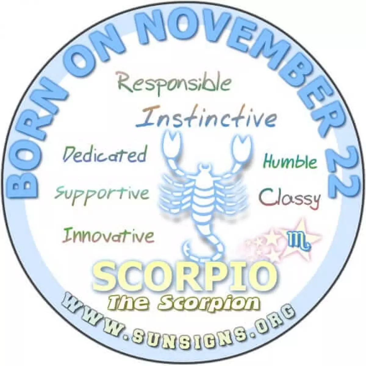 November 22 birthday personality