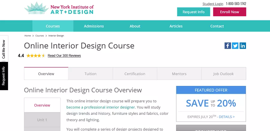 The Interior Design Institute: Interior Design Course