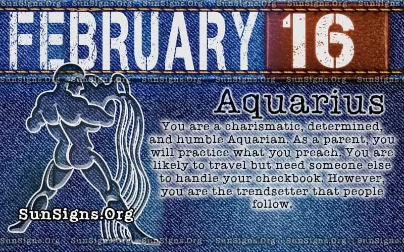 February 16 Birthday