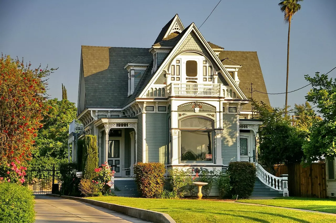 old-world bungalow american house