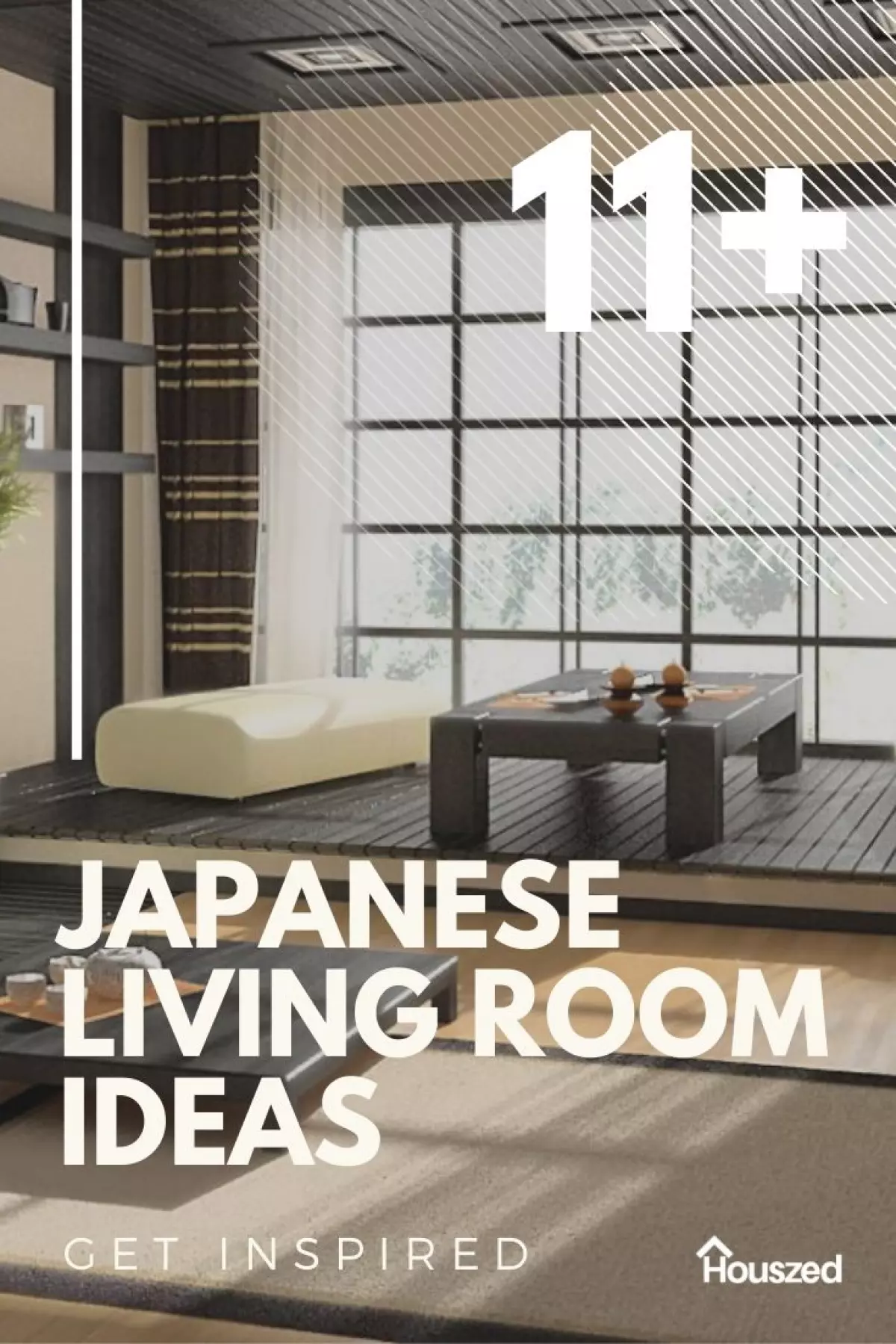 Japanese interior design living room