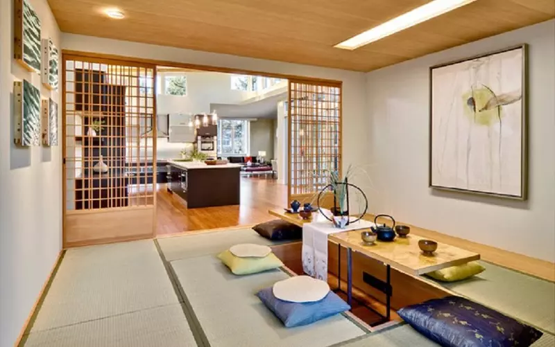 Japanese inspired rooms