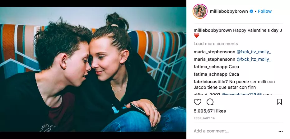 Millie Bobby Brown Grey