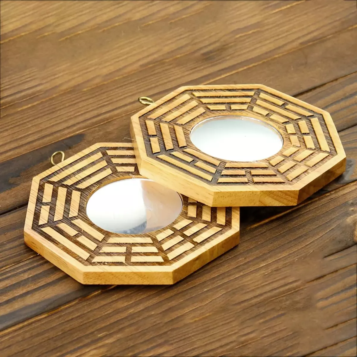 Maple Wood Bagua Mirror