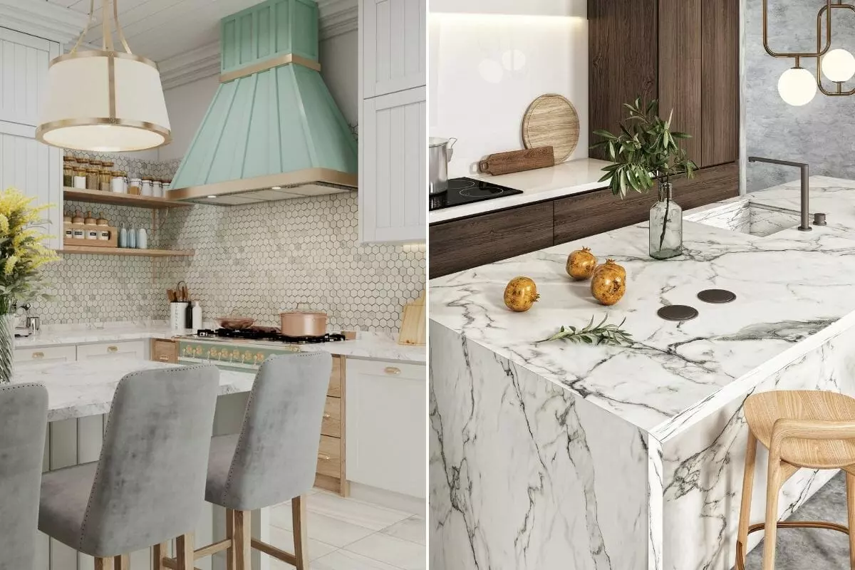 Bespoke kitchens by Decorilla designers, Aida A (left) and Arlen A. (right)