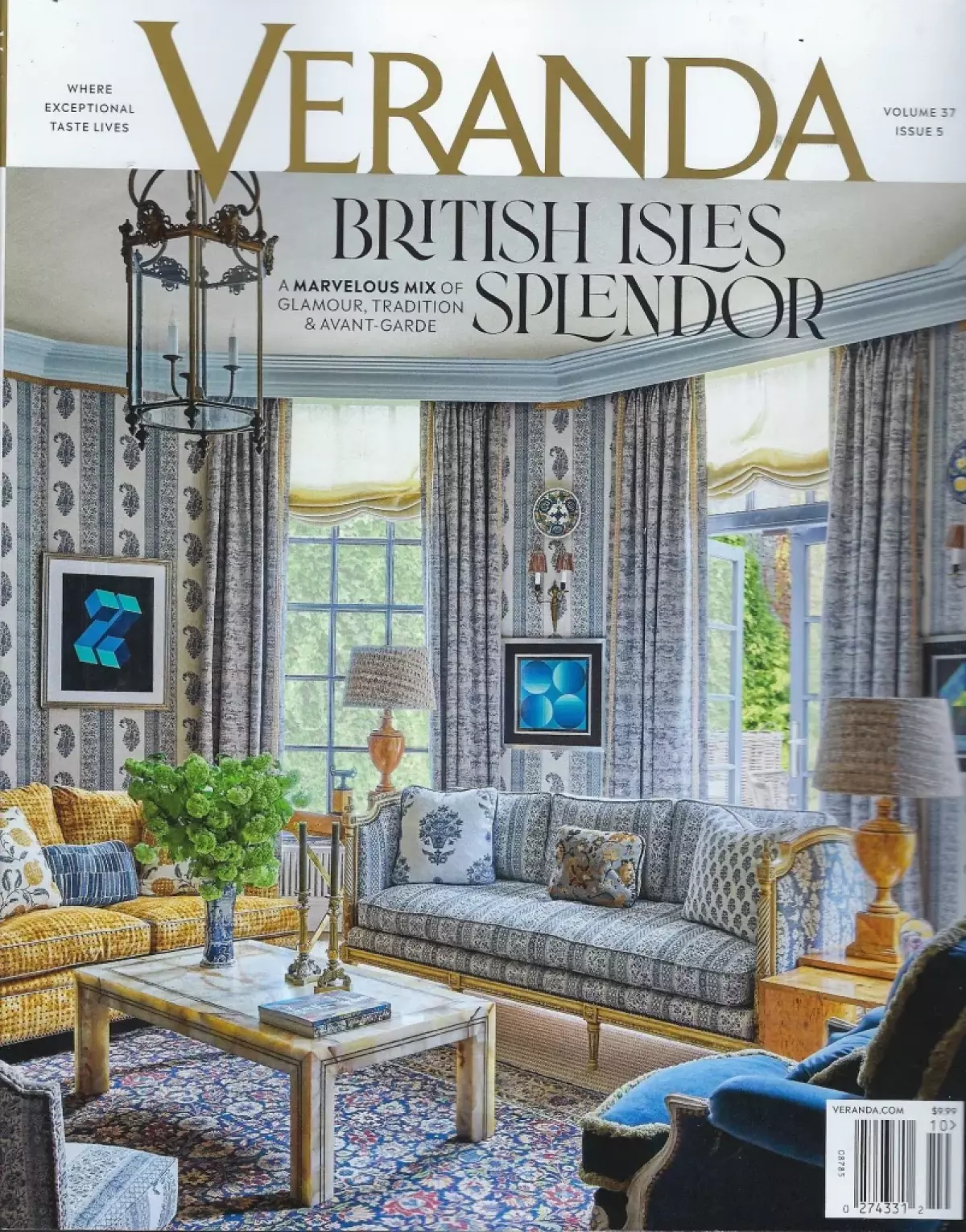 Veranda Magazine British cover fall 2023