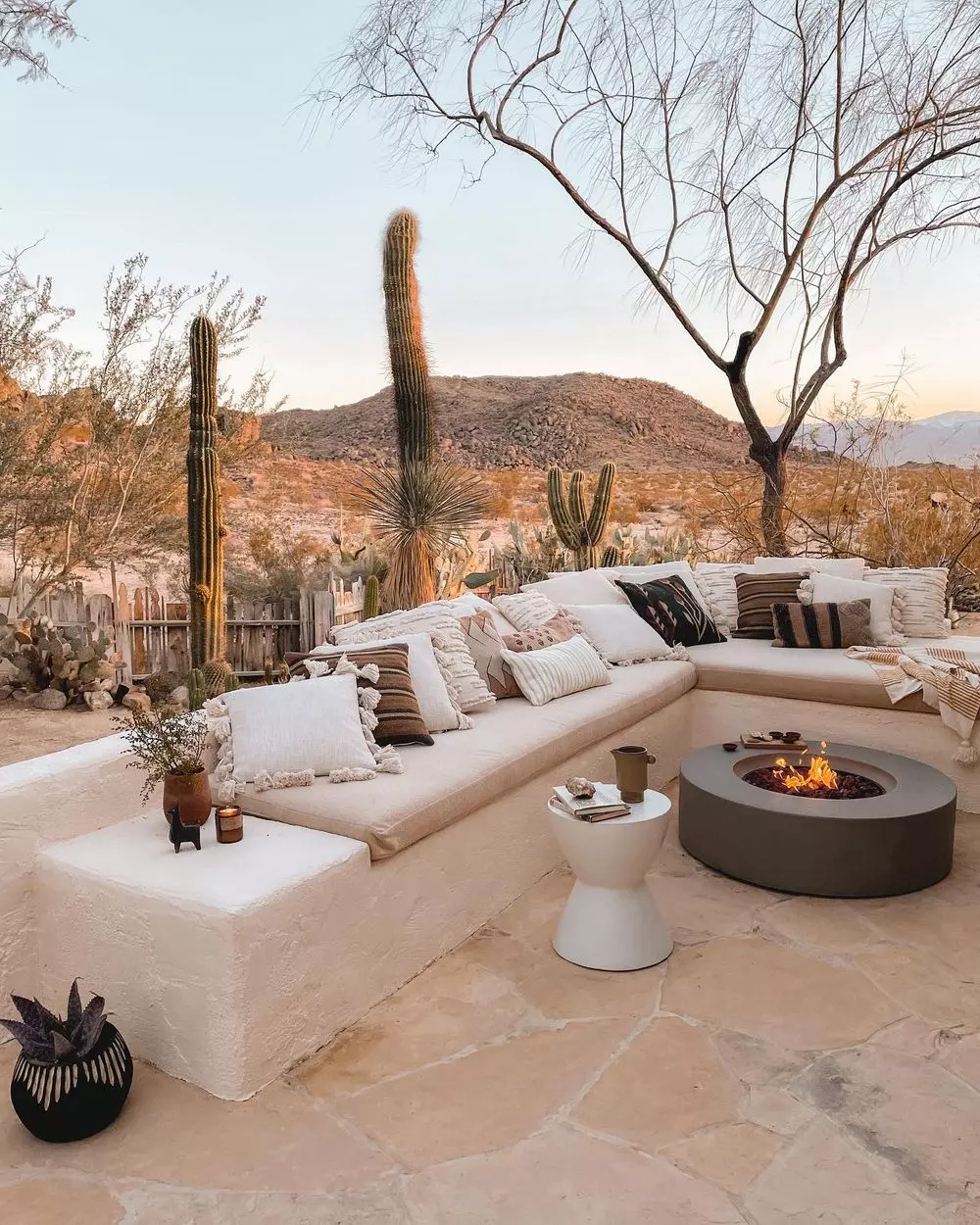 Southwest Decor Outdoor Patio area