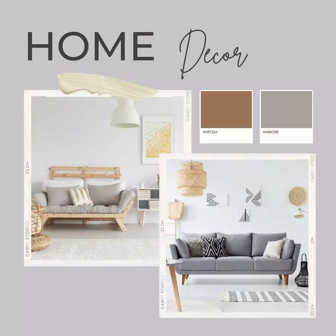 A refined and elegant color palette in a moodboard