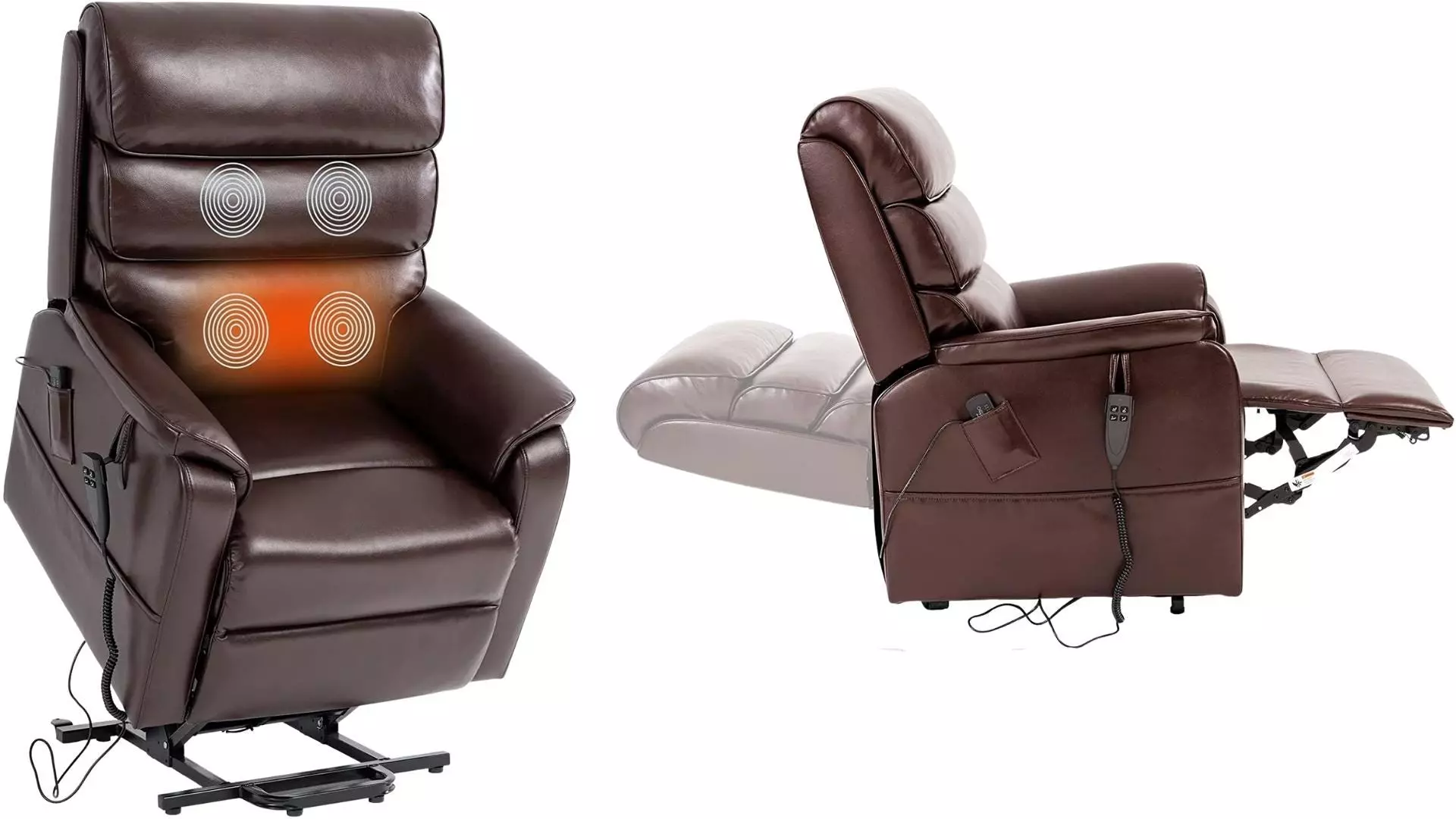 This chair has a copper core motor that ensures quiet and smooth operation.