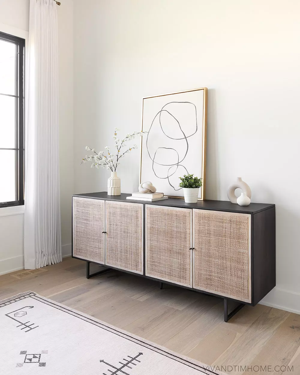 Rattan Sideboard