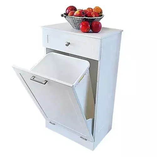 best tilt-out trash can cabinet