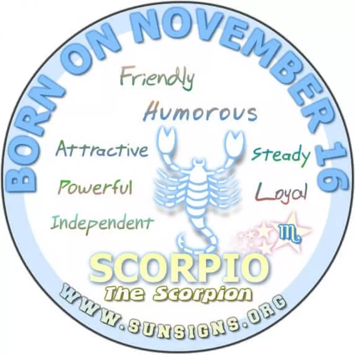 November 16 birthday personality