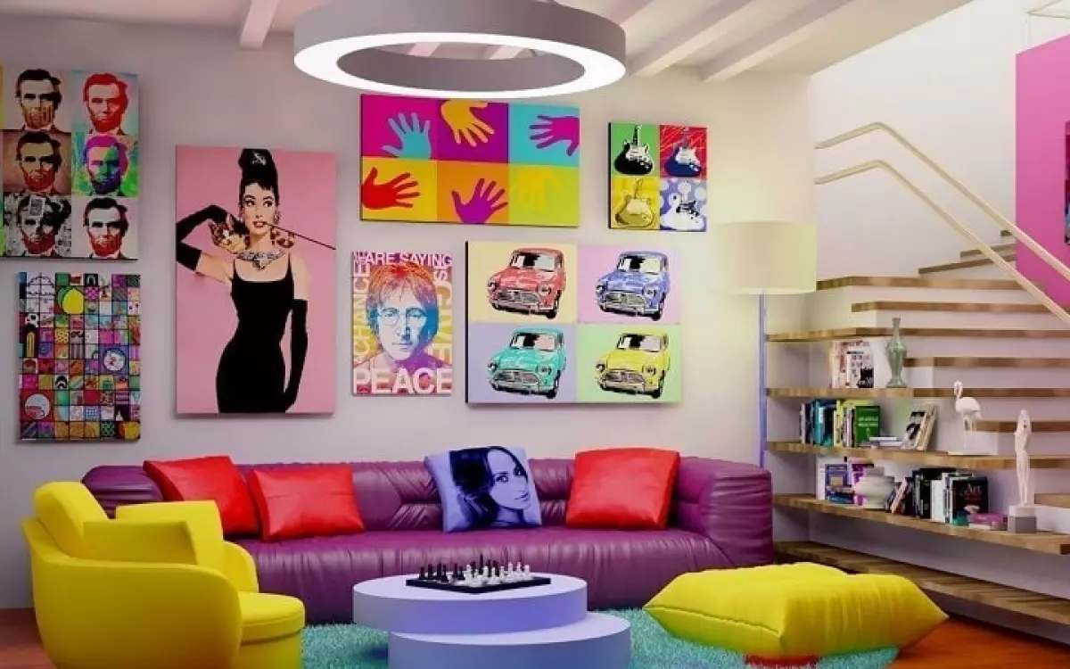 Pop Art Style Interior Design Ideas and Photos