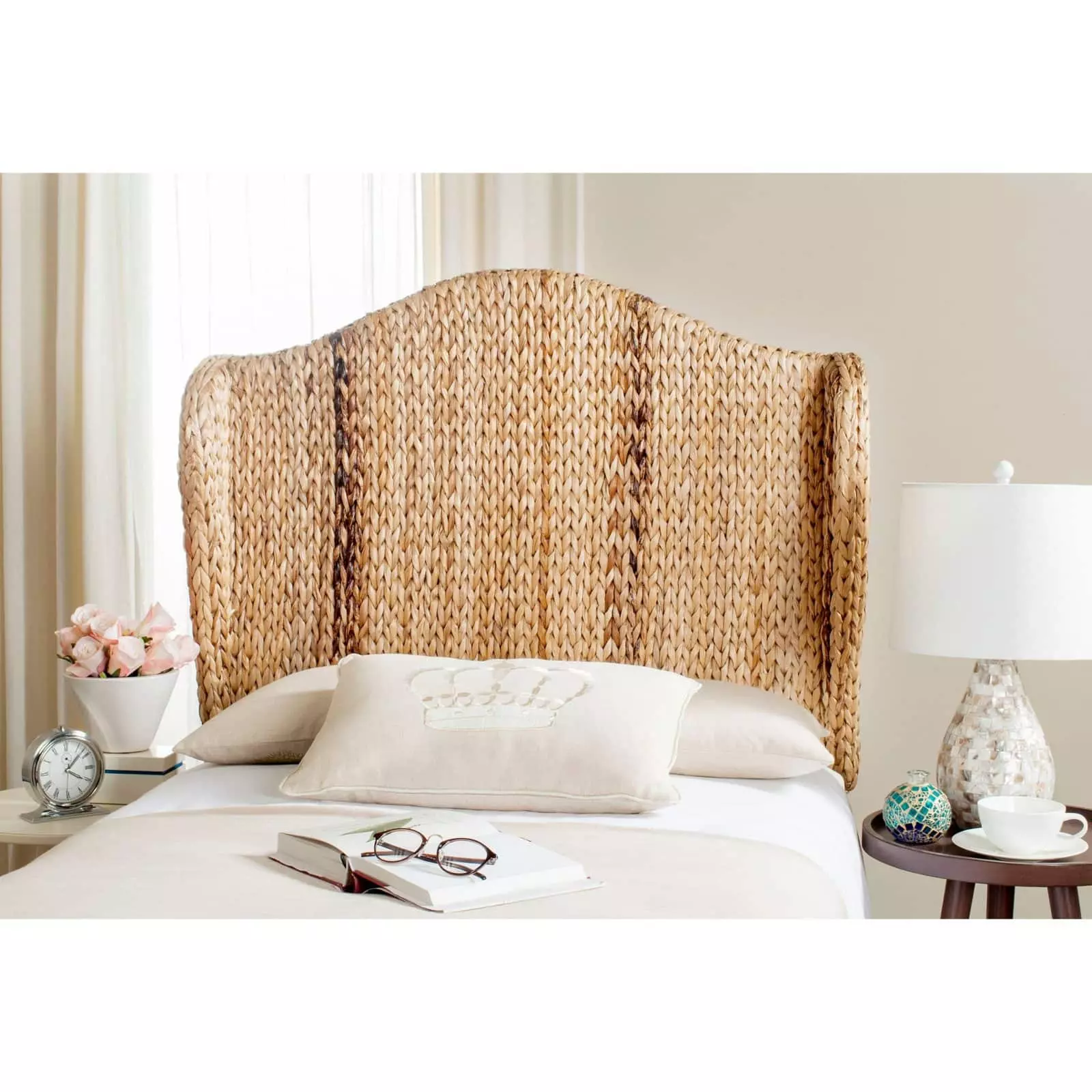 Try a Wicker Headboard