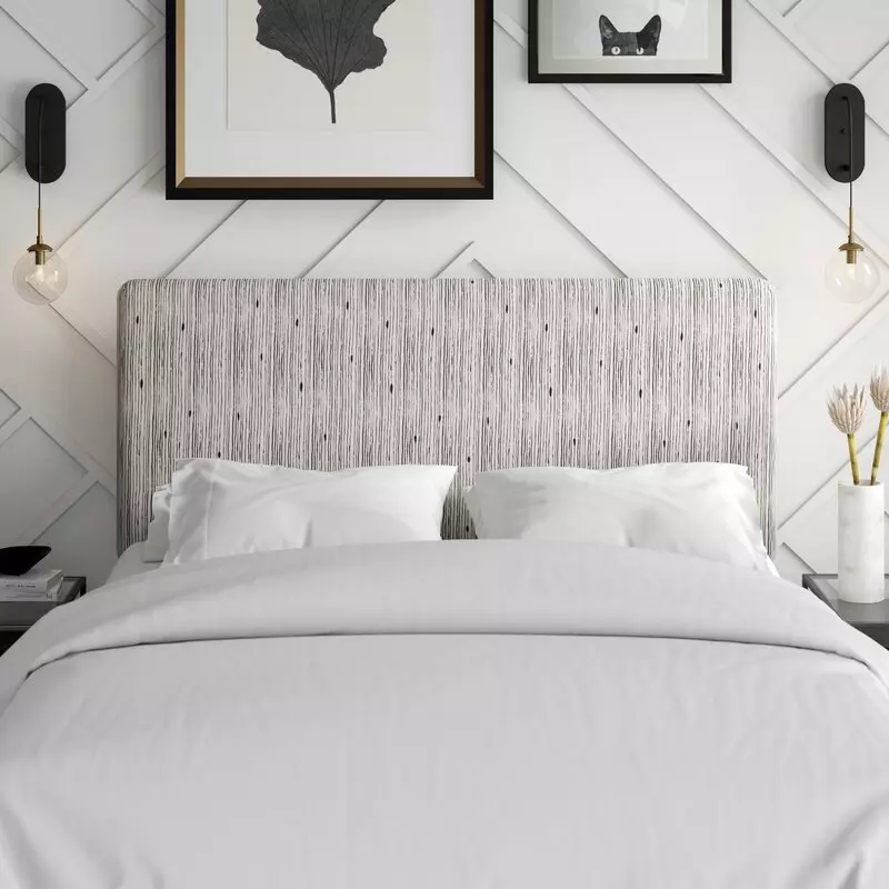 Create a Focal Point with a Patterned Headboard