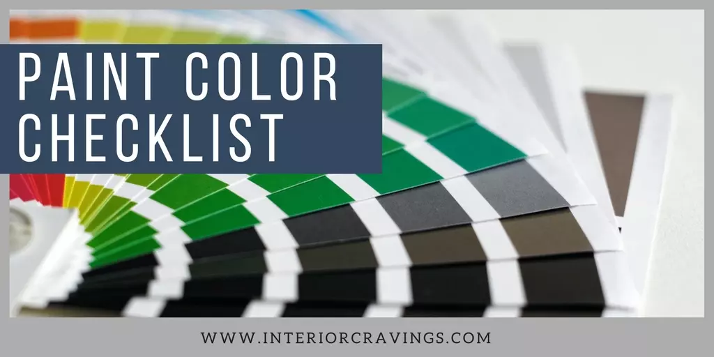 Download Paint Color Checklist