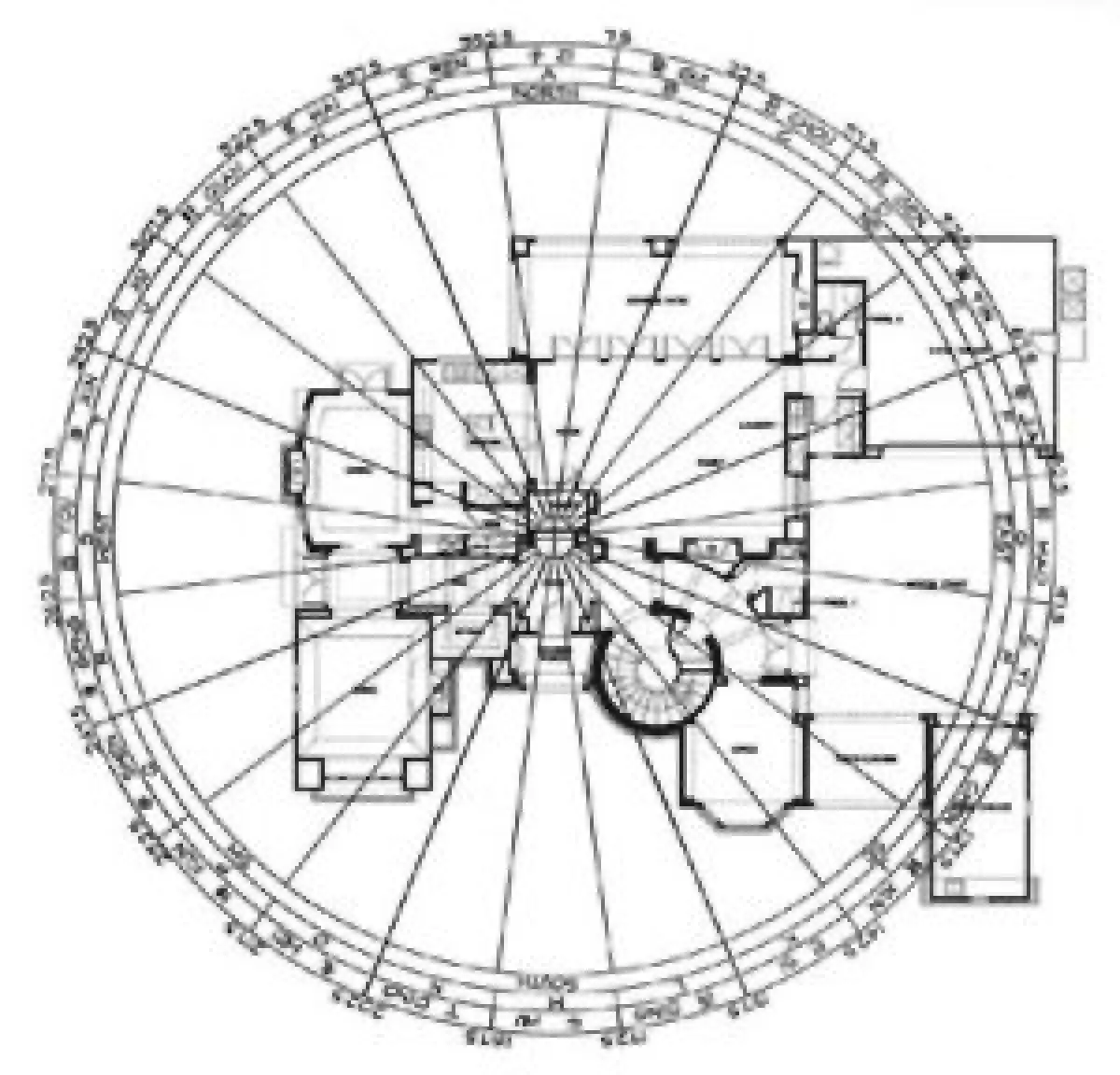 luo,pan,24,mountain,overimposed,on,floor plan,of,house,during,Feng shui,master,consultant,certification