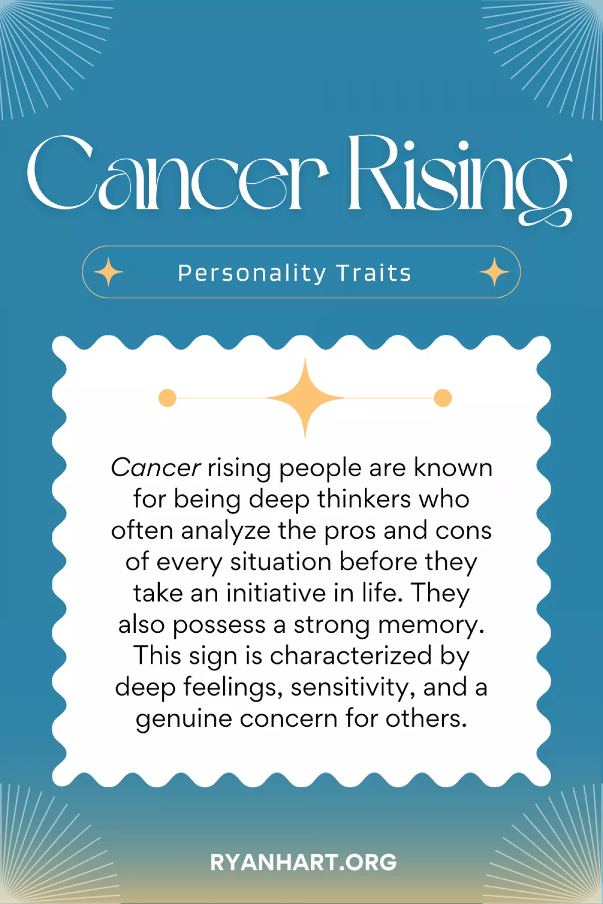 Cancer Rising Sign Description