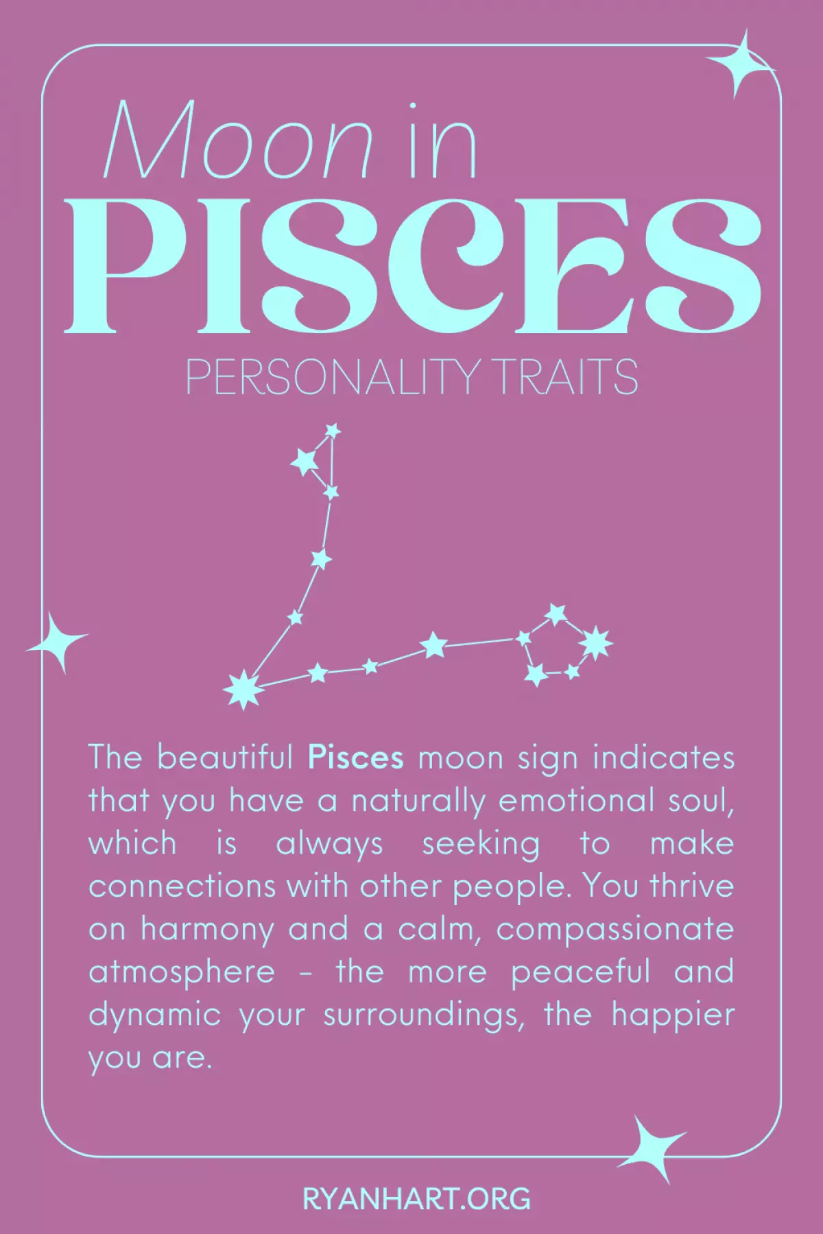 Moon in Pisces Zodiac Sign Description