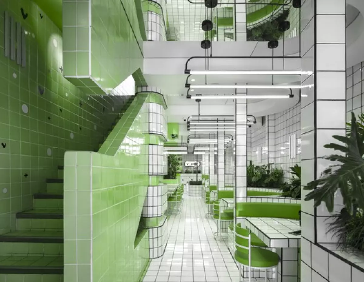 Vegan Metrix Restaurant / RENESA Architecture Design Interiors Studio - Interior Photography