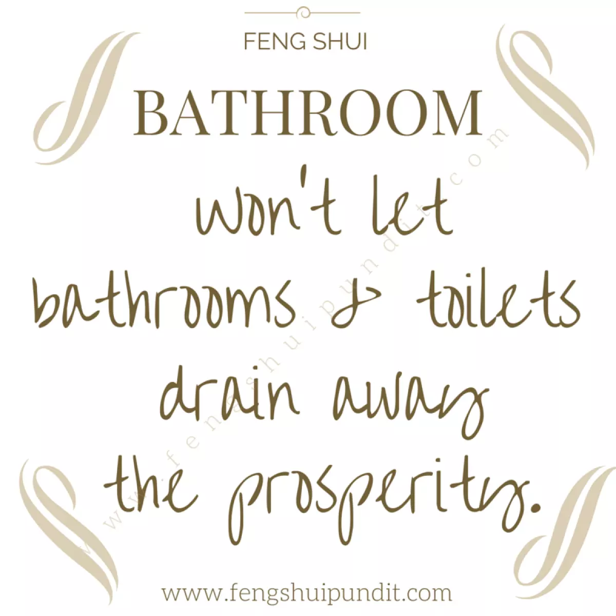Feng Shui Bathrooms