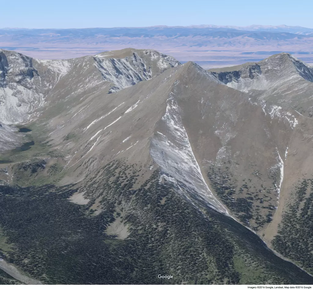 Google Earth mountains