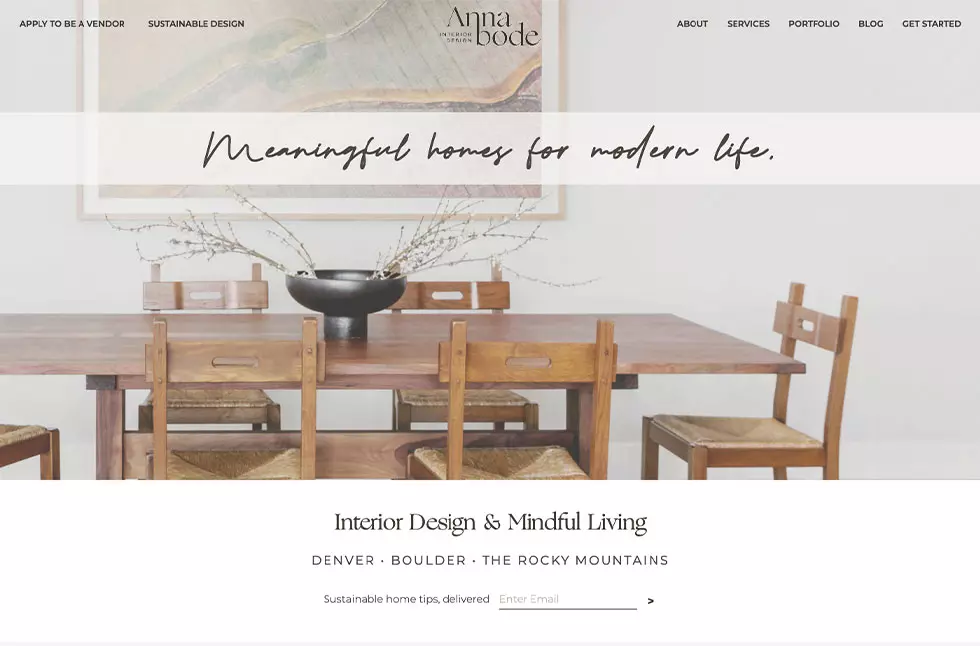 Michelle Yorke Design Website