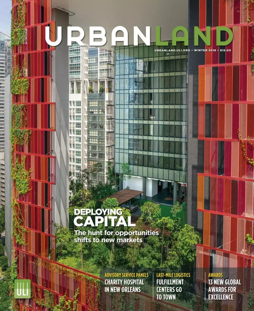 A magazine about commercial real estate by Urban Land Institute