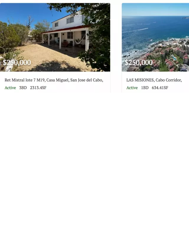   Homes and Condos for Sale in Cabo: Unveiling the Ideal Property at Any Price